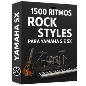 1500 Ritmos Rock Styles Yamaha PSR-S e PSR-SX