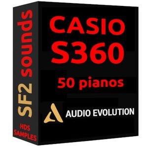 SF2 Audio Evolution Casio CDP-S360 50 Pianos